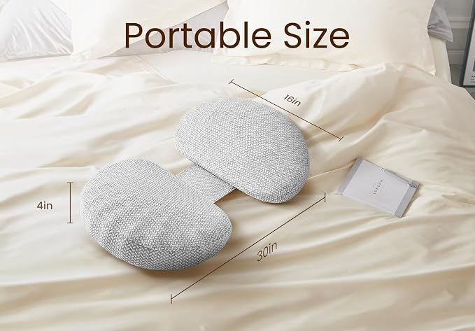 Tinkerz Pregnancy Pillow for Sleeping Memory Foam Pillow for Side Sleeper - Image 6