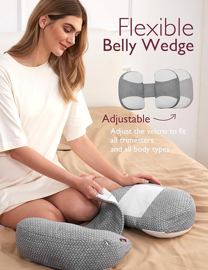 Momcozy Plus W Shaped Pregnancy Pillow - Image 6
