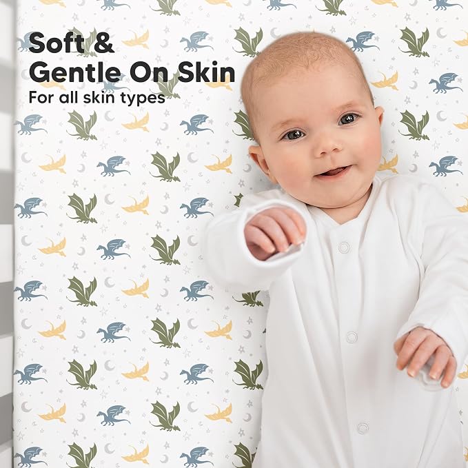 KeaBabies 2-Pack Organic Crib Sheets - Image 4
