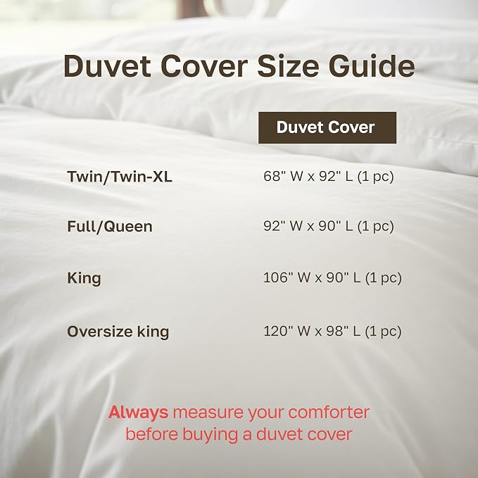 California Design Den 100% Cotton Duvet Cover King Only - Image 8