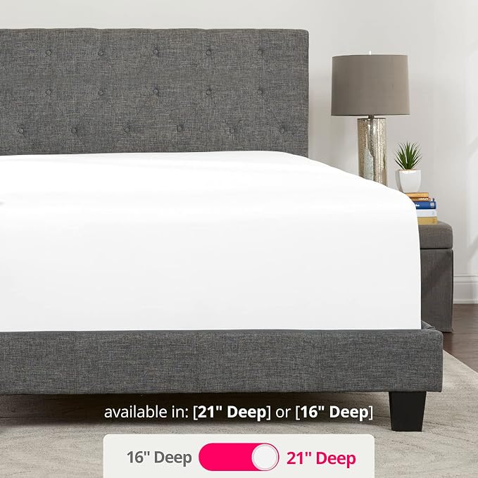 Twin XL Deep Pocket Fitted Sheet – 17” - Image 3