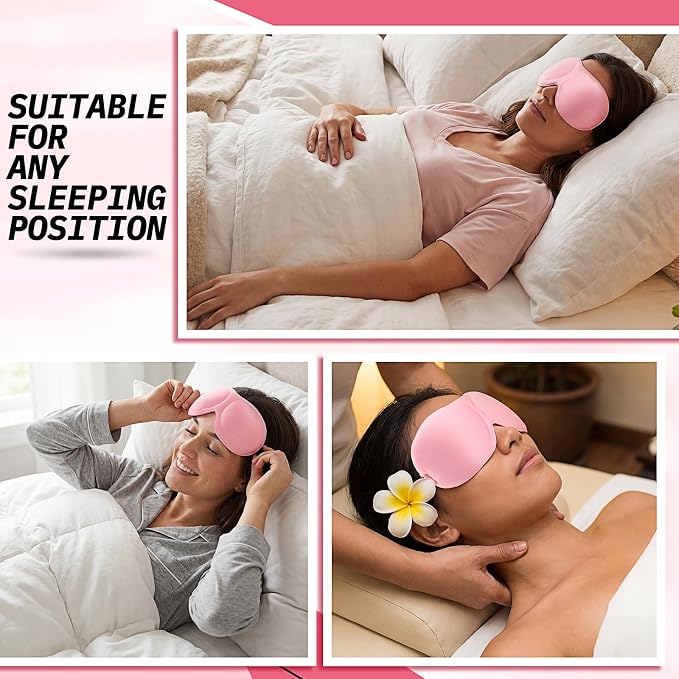 Bonuci 12 Pack Sleep Mask Blackout 3D Eye Mask - Image 6