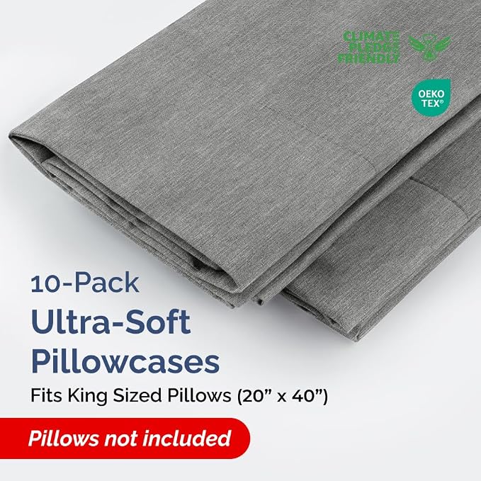 King Pillow Cases Set of 10 - Image 2