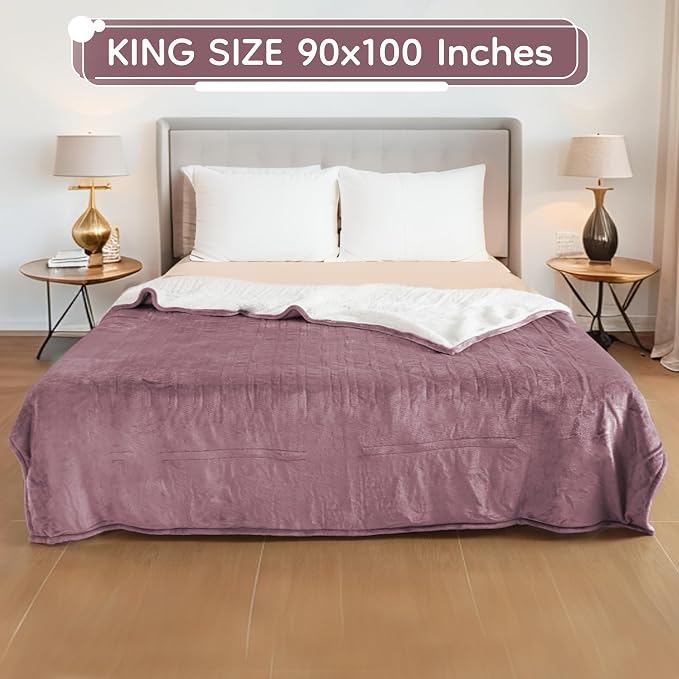 LaffyLo Electric Heated Blanket King Size 90 x 100, Dual Control, Fast Heating - Image 8