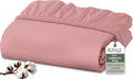 Royale Linens 100% Organic Cotton Fitted Sheet by ROYALELINENS