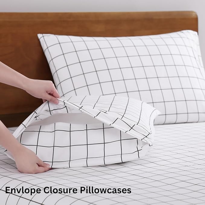 LANE LINEN Twin Sheet Set, 100% Organic Cotton Sheets Twin Size, Premium - Image 5