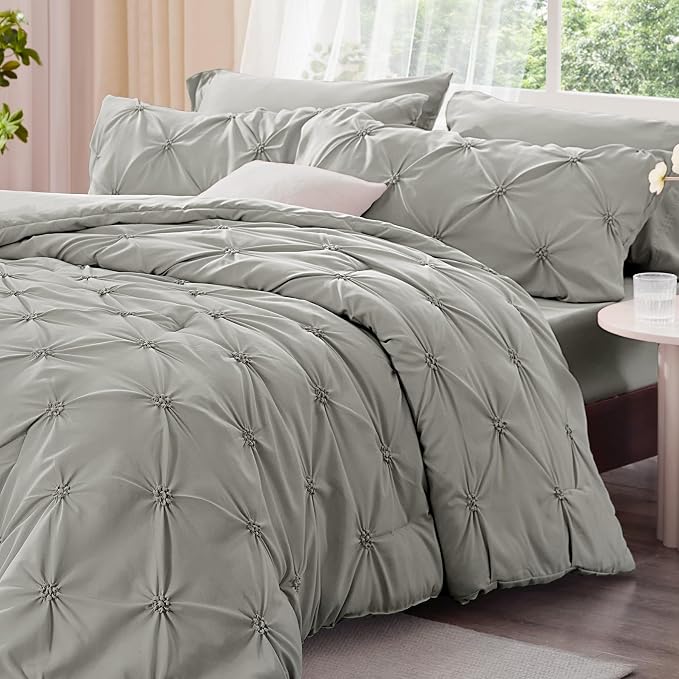 BEDELITE Grey Twin Comforter Set - Image 2