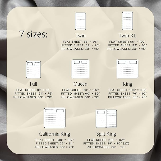 LuxClub 4 PC Cal King Size Sheet Set, Breathable Luxury Bed Sheets, Deep - Image 8