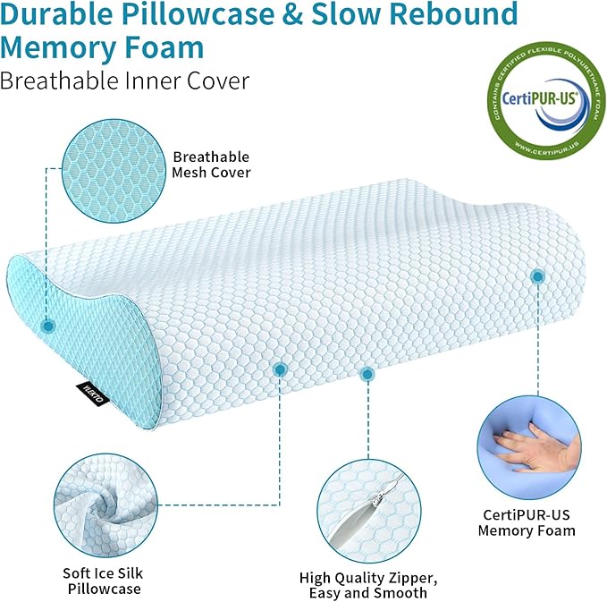 Memory Foam Pillows Neck Pillow - Image 5