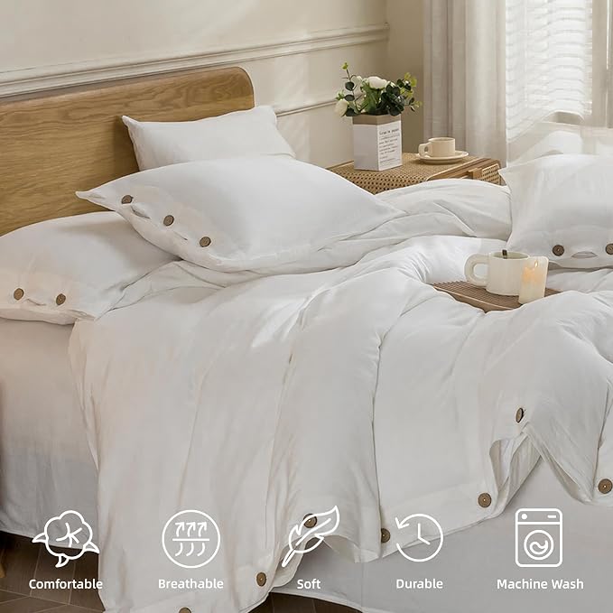 JELLYMONI Cotton Duvet Cover Twin Size - Image 4