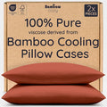Bambaw 100% Viscose Derived from Bamboo Pillowcase Queen Size – Set of 2 Queen by Bambaw