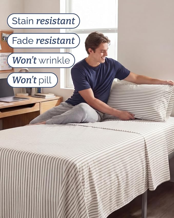 Twin XL Size 3 Piece Sheet Set - Image 5