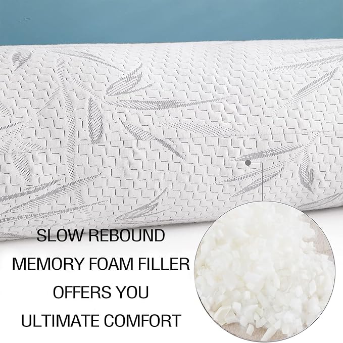 WhatsBedding Memory Foam Body Pillow - Image 4