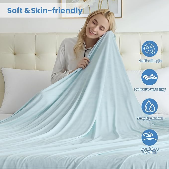 OIGAE Cooling Blanket for Hot Sleepers - Image 5