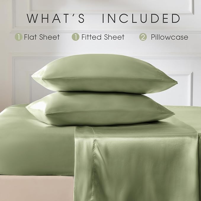 FreshCulture Satin Sheets Full Size - Image 3
