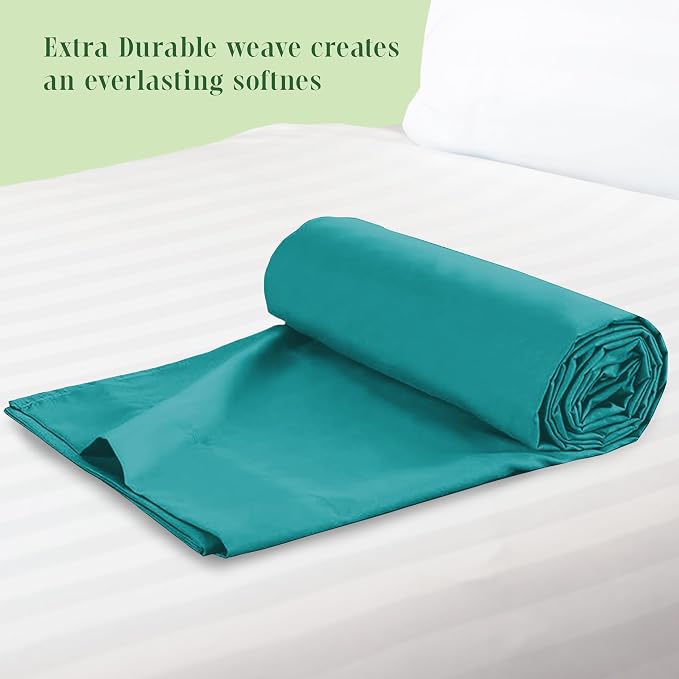 Elegant Comfort Premium Hotel Quality 1-Piece Flat Sheet, Luxury & Softest 1500 - Image 3