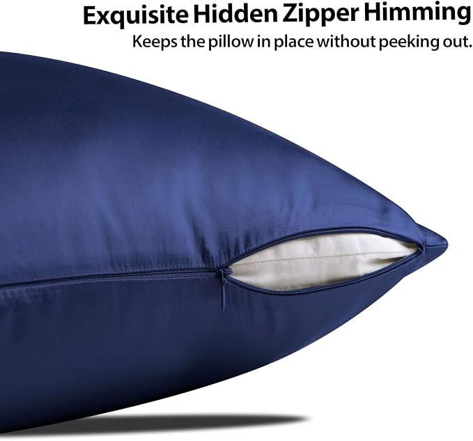 4 Pack Cooling Pillow Cases, Viscose Derived from Bamboo Pillow Protectors King - Image 3