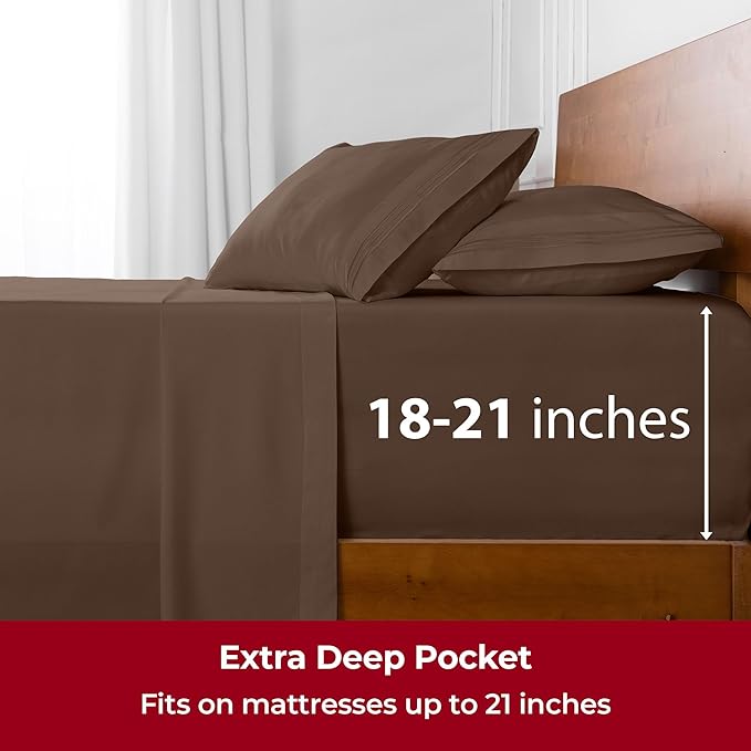 Mellanni Extra Deep King Sheets - Image 6