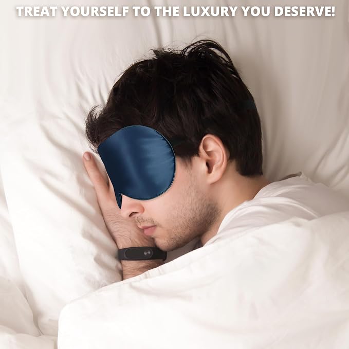 Silk Sleep Mask 100% 22 Momme Mulberry, Sleep Eye Mask - Image 7