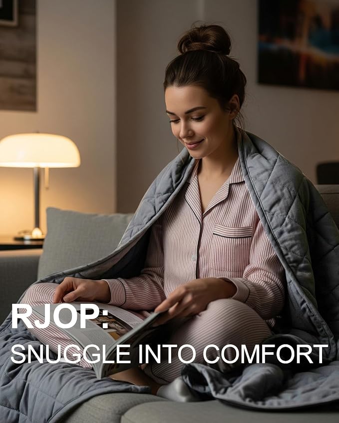 RJOP Weighted Blanket 20lbs 60"x80", Weighted Blankets - Image 2