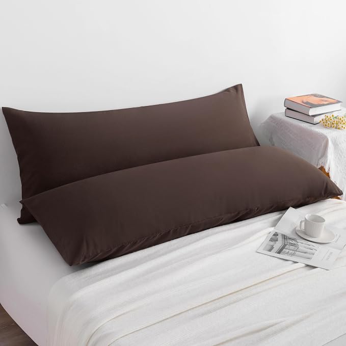 NTBAY Body Pillow Cases Set of 2, 2 Pack Brushed Microfiber 20x54 Inches - Image 5
