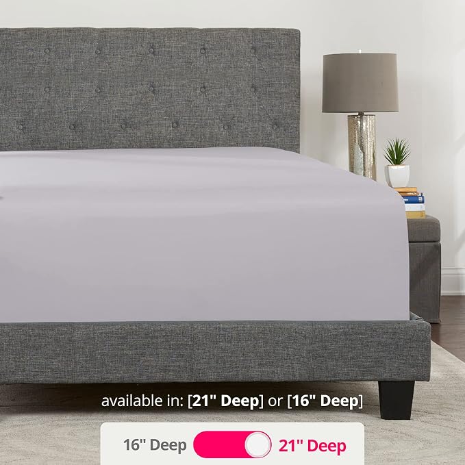 DeaLuxe California King Fitted Sheet Deep Pocket - Image 3