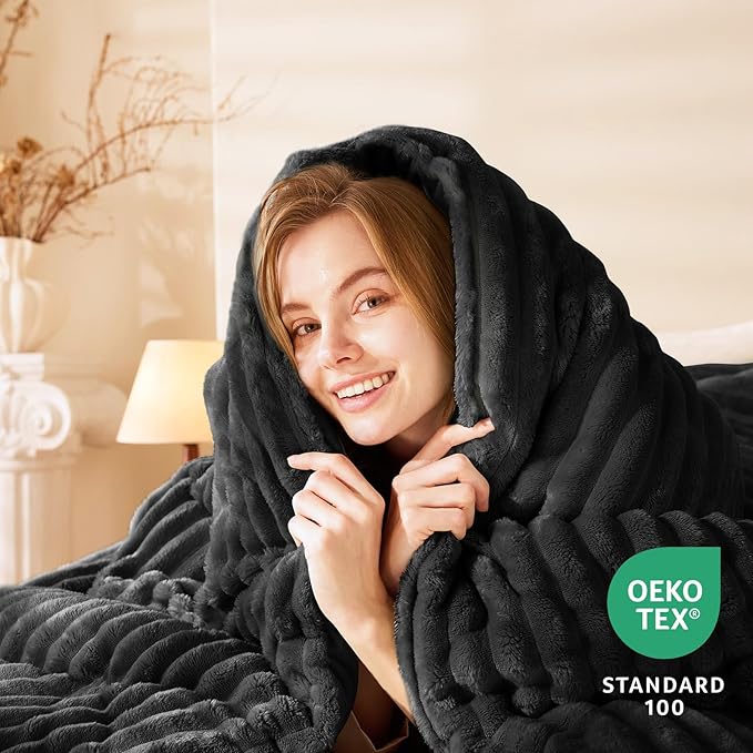 CozyLux Fluffy King Size Comforter Set - Image 3