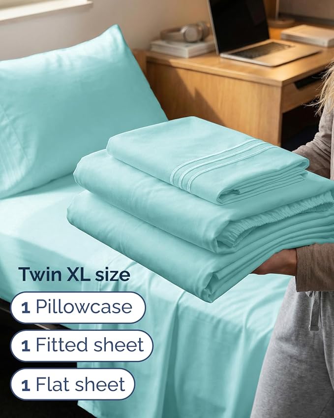Twin XL Size 3 Piece Sheet Set - Image 3