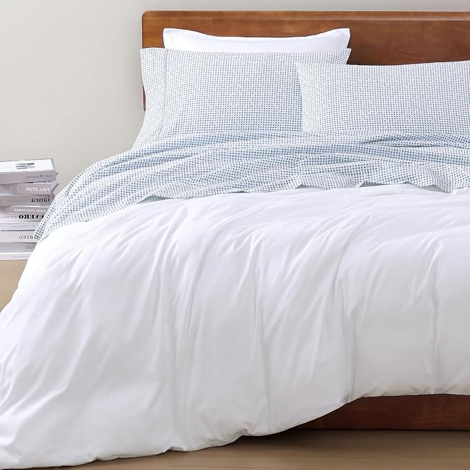 LANE LINEN 100% Organic Cotton Printed King Size Bedding Sheets & Pillowcases - Image 8