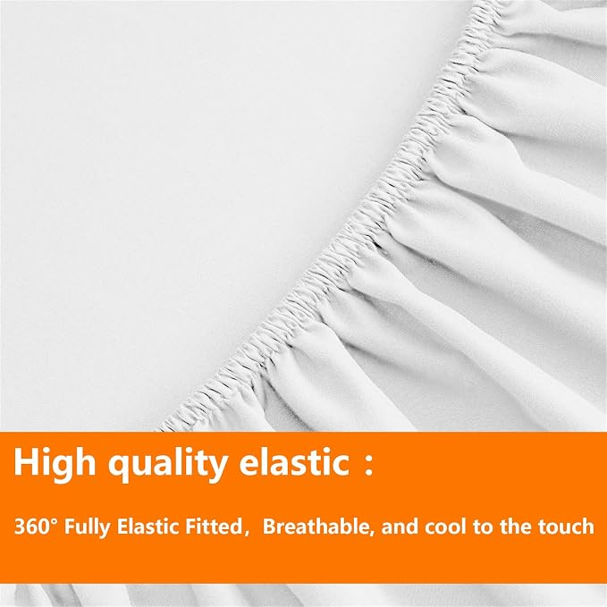 TAIMIT White Queen Size Comforter Set - Image 6