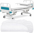 White Classic Fitted Hospital Bed Sheets, Cotton Fitted Sheet by WhiteClassic