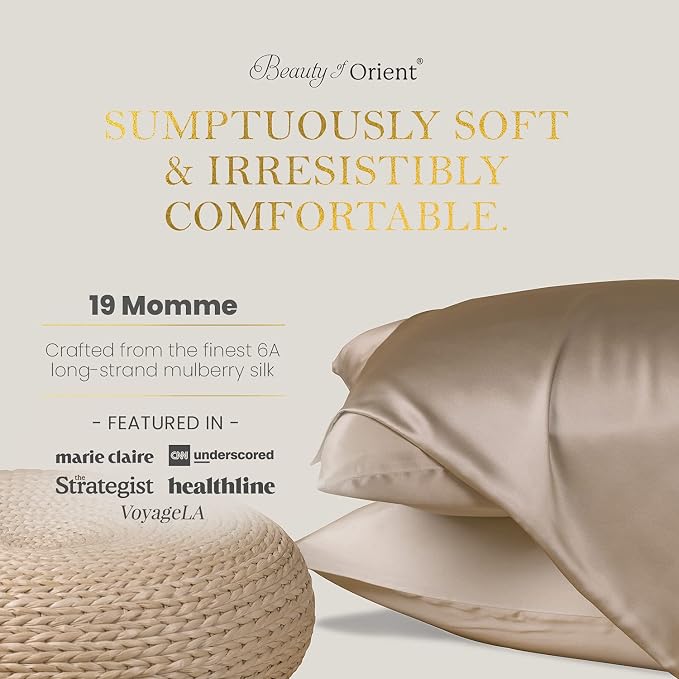100% Pure Mulberry Silk Pillowcase - Image 2