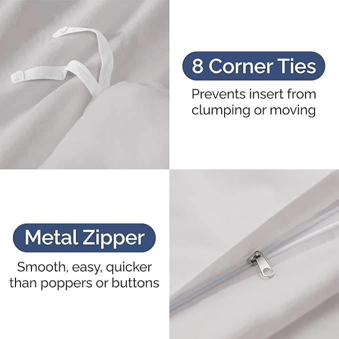 Duvet Cover Cal King Size Set - Image 4