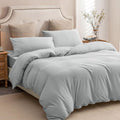 PURE ERA Jersey Knit Duvet Cover Set 100% T-Shirt Cotton Super Soft Comfy 3pc by PUREERA