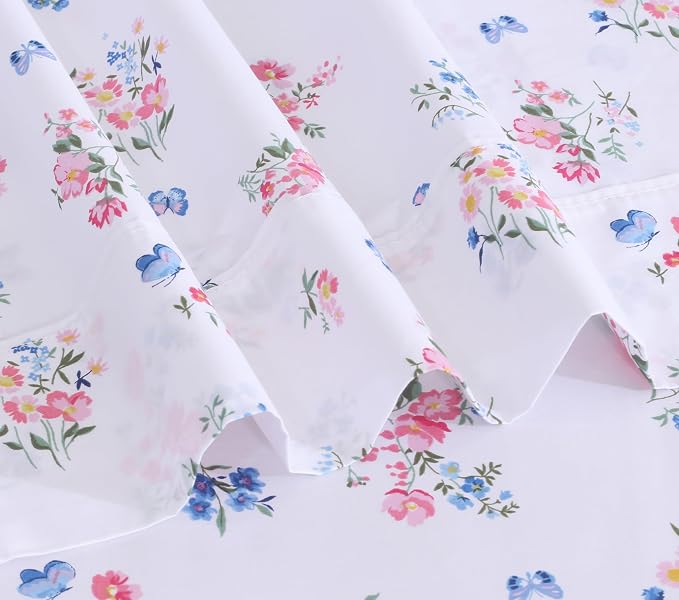 RUVANTI 100% Cotton Sheets – Split King Size Percale Bedding, Cooling & - Image 4