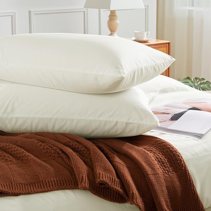 NEXHOME PRO Twin Duvet Cover Set, 100% Washed Cotton - Image 7