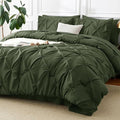 CozyLux California King Comforter Set Olive Green by CozyLux