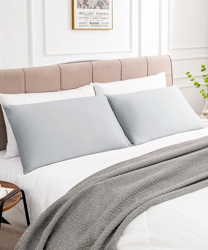 Warmstar Cotton Pillow Cases Standard Size Set of 2, 600 Thread Count - Image 2