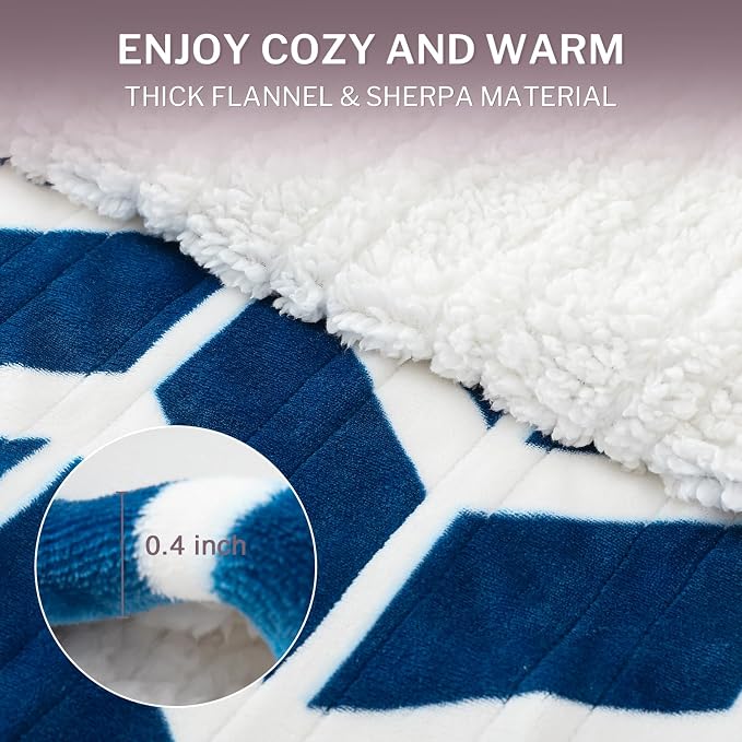 VENTIMI Electric Blanket Heated Throw, Fast Heating Blankets - Image 4
