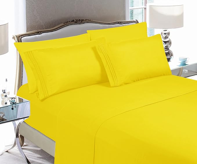 Elegant Comfort Luxury Soft Bed Sheets 1500 Premium Hotel Quality Microfiber - Image 2