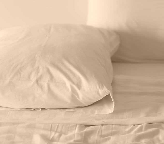 RUVANTI 100% Cotton Sheets – Queen Size Percale Bedding, Cooling & Breathable - Image 8
