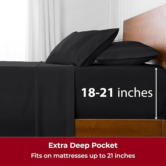 Mellanni Extra Deep Queen Sheets - Image 6