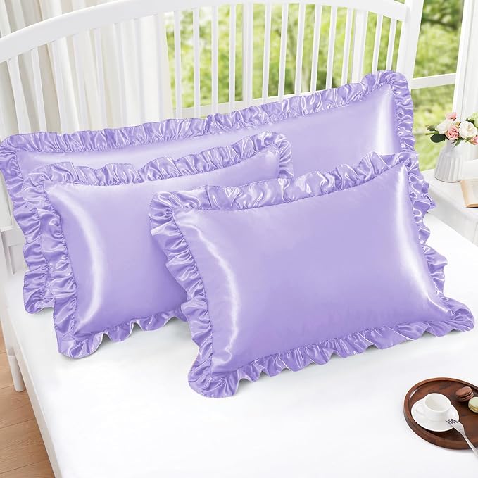 Homiest Ruffle Satin Pillowcase - Image 2