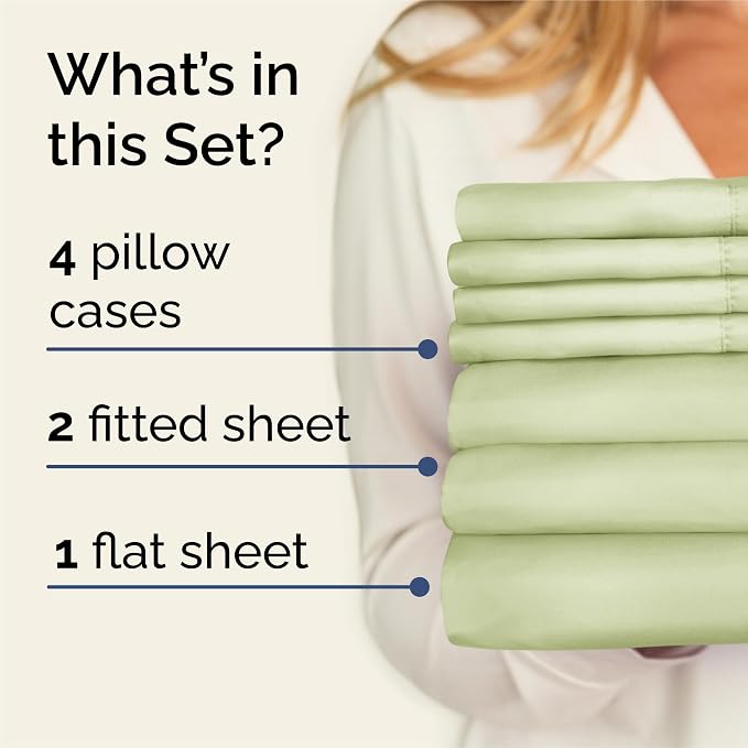 Split King 7 Piece Sheet Set - Image 2