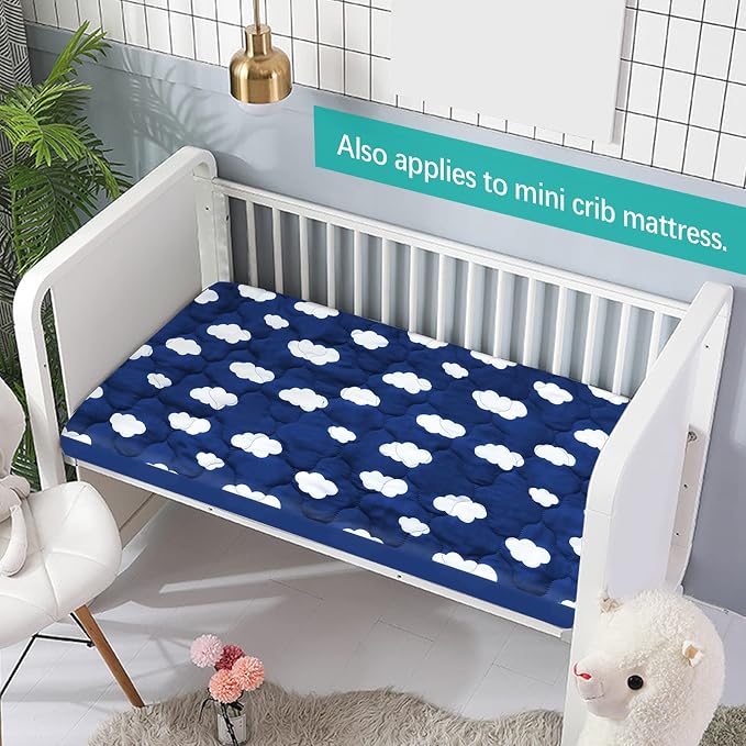 Pack and Play Mattress Protector Sheets Fitted Waterproof Pack and Play - Image 4