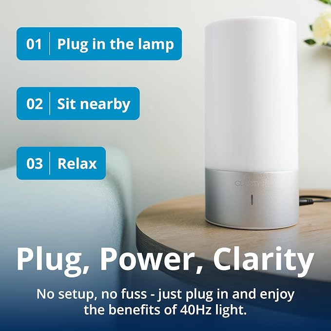 Clarity - 40Hz Lamp by Gamma - Cognitive Wellness - Brain Stimulating Light - - Image 4