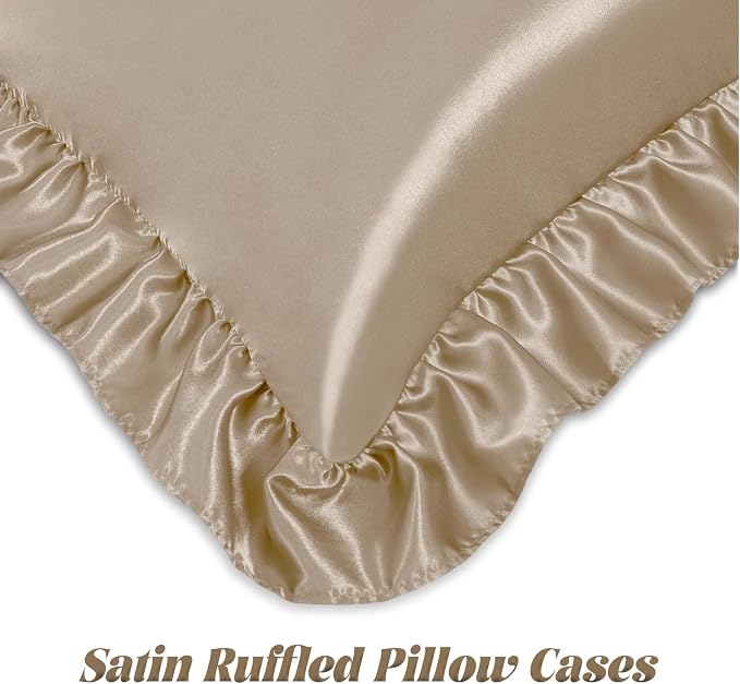 Homiest Ruffle Satin Pillowcase - Image 4