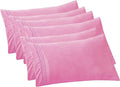 Elegant Comfort 6-PACK Solid Pillowcases 1500 Premium Hotel Quality Microfiber by ELEGANTCOMFORT
