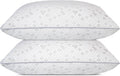 HIMOON Shredded Memory Foam Pillows, Medium Firm Queen Size Pillows 2 Pack by HIMOON