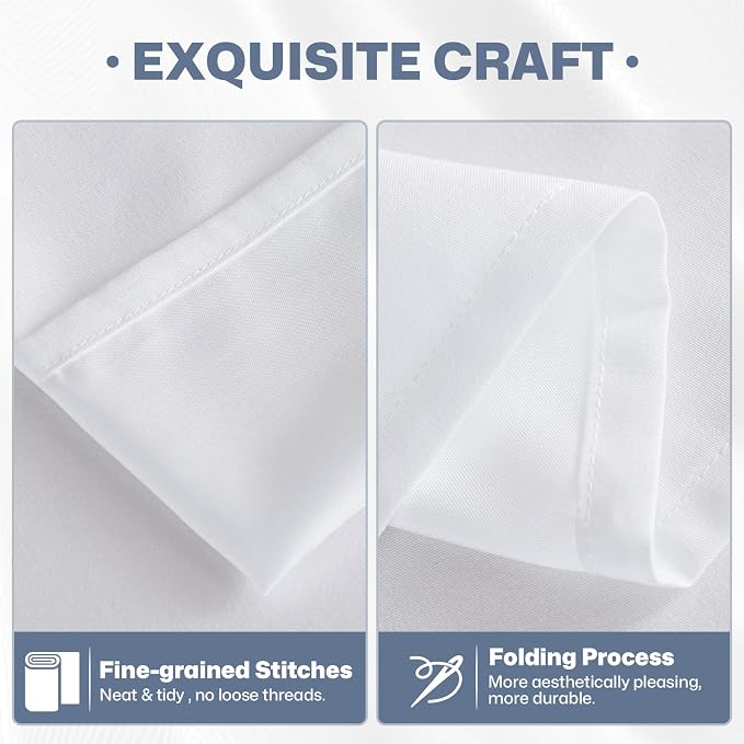 Lavisun Flat Sheets 2 Pack, Hotel Quality Flat Bed Sheets, Brushed Microfiber - Image 5